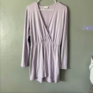 NWT Aritzia Wilfred Free GIULIA lilac Dress size medium